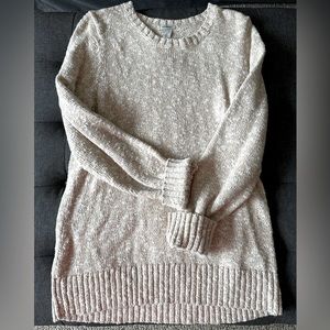 Oatmeal Knit LLBean Sweater, Size L